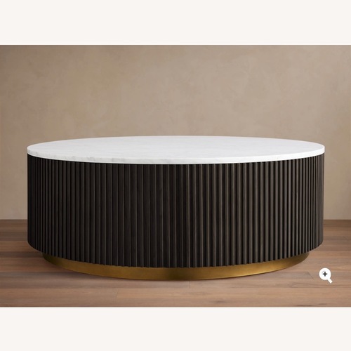 Used Arhaus Finnley Coffee Table with Marble Top for sale on AptDeco