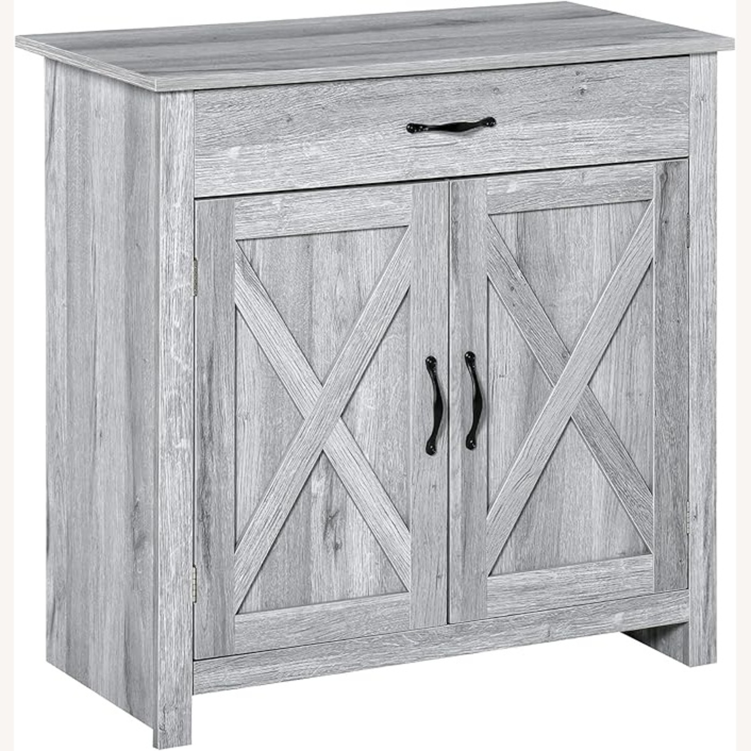Farmhouse Furniture Light Gray Media Storage - image-5