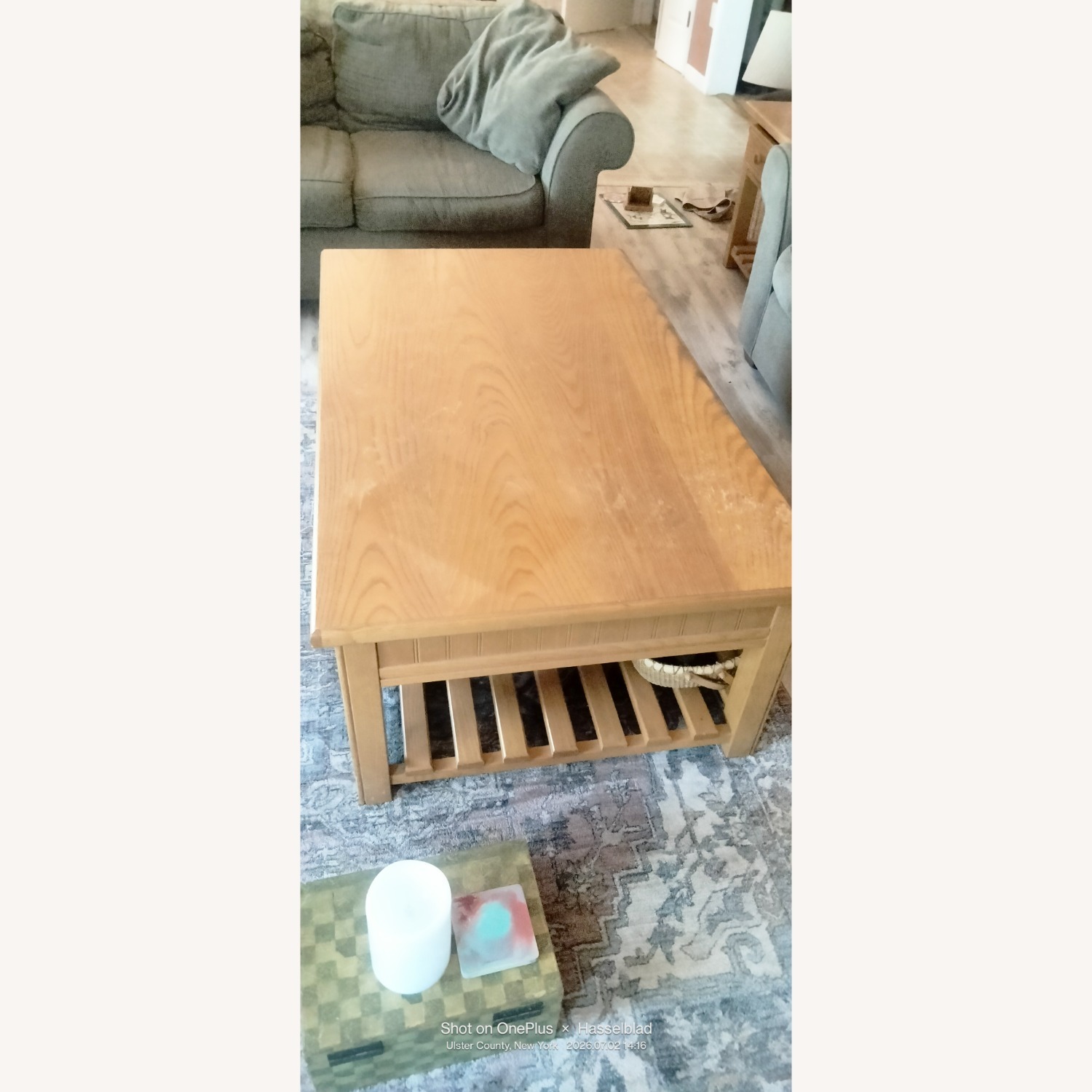 Broyhill Furniture Light Brown Coffee Table - image-3
