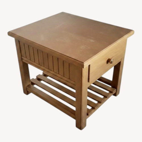 Used Broyhill Furniture Light Brown Side Tables for sale on AptDeco