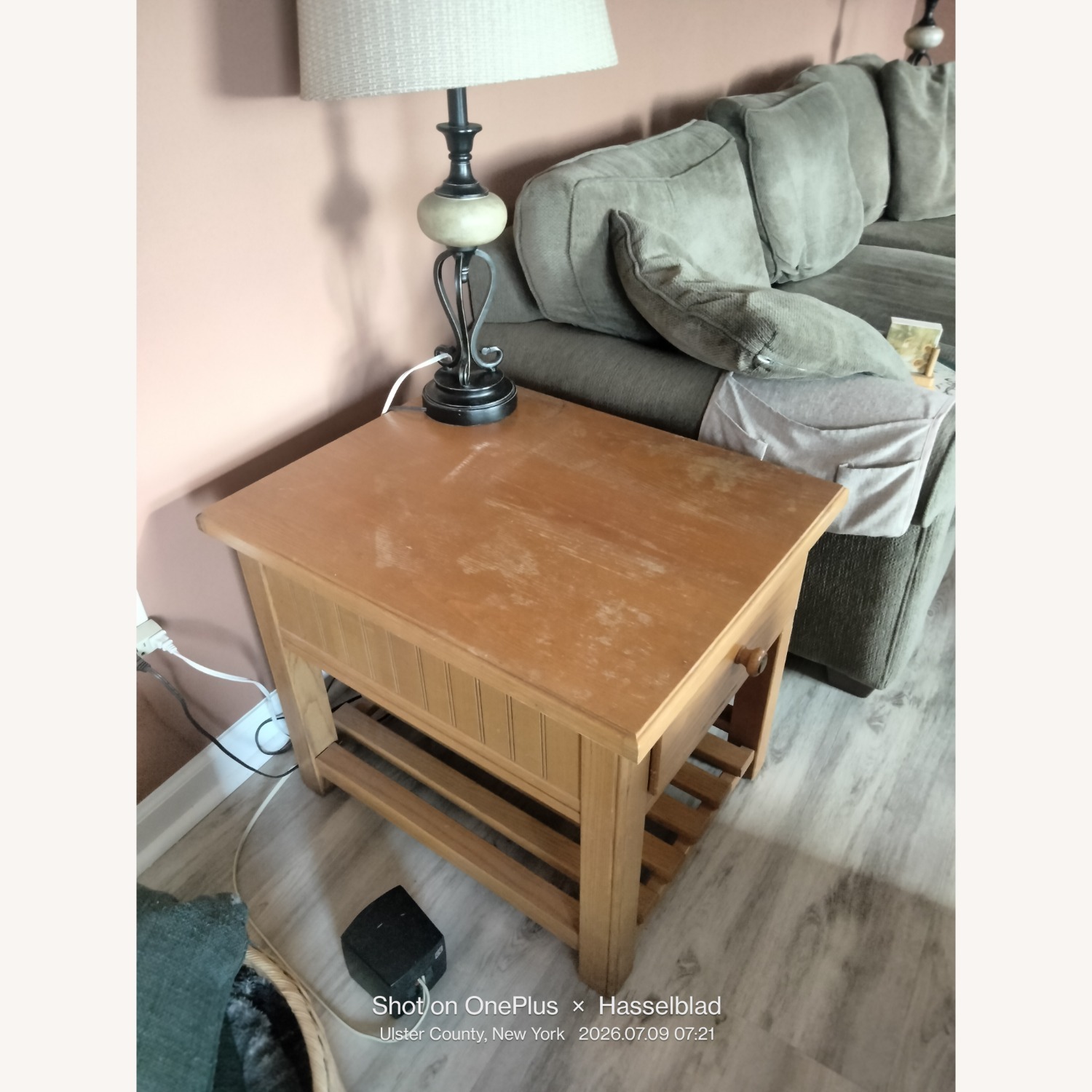 Broyhill Furniture Light Brown Side Tables - image-3
