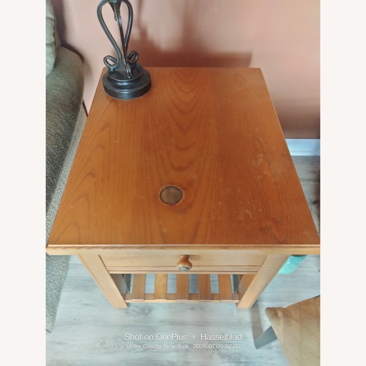 Broyhill Furniture Light Brown Side Tables - image-2