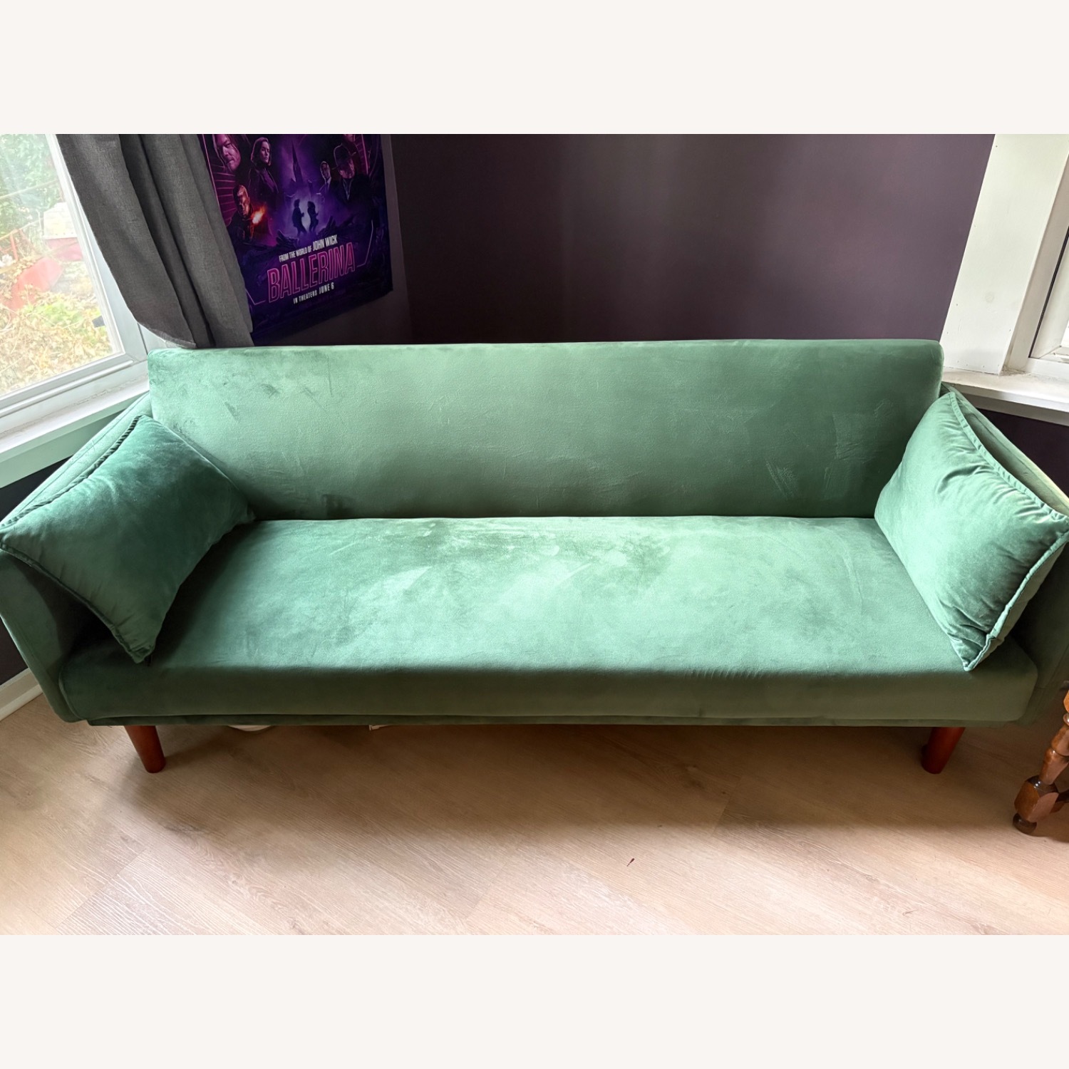 Ebern Designs77'' Velvet Sofa Bed - image-1