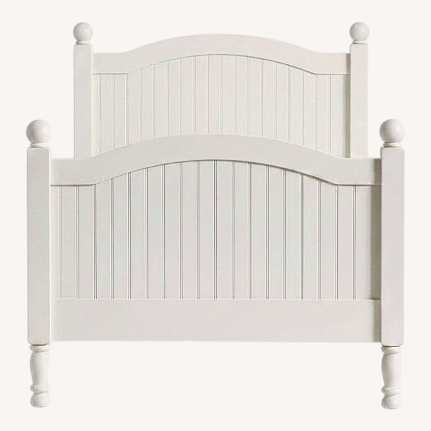 Pottery Barn Kids Catalina White Wood Twin Bed - image-0
