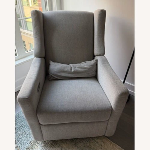 Used Babyletto Kiwi Grey Electronic Nursery Chair for sale on AptDeco