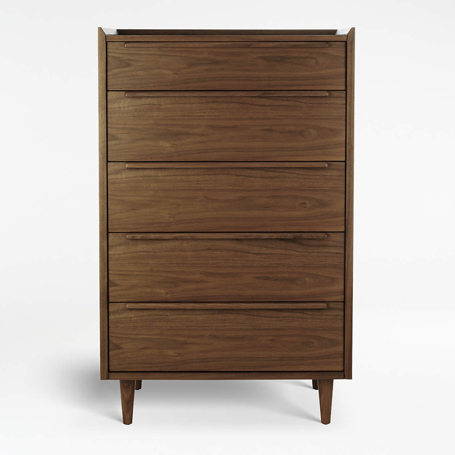Crate & Barrel Tate Dark Brown Wood Dresser - image-4