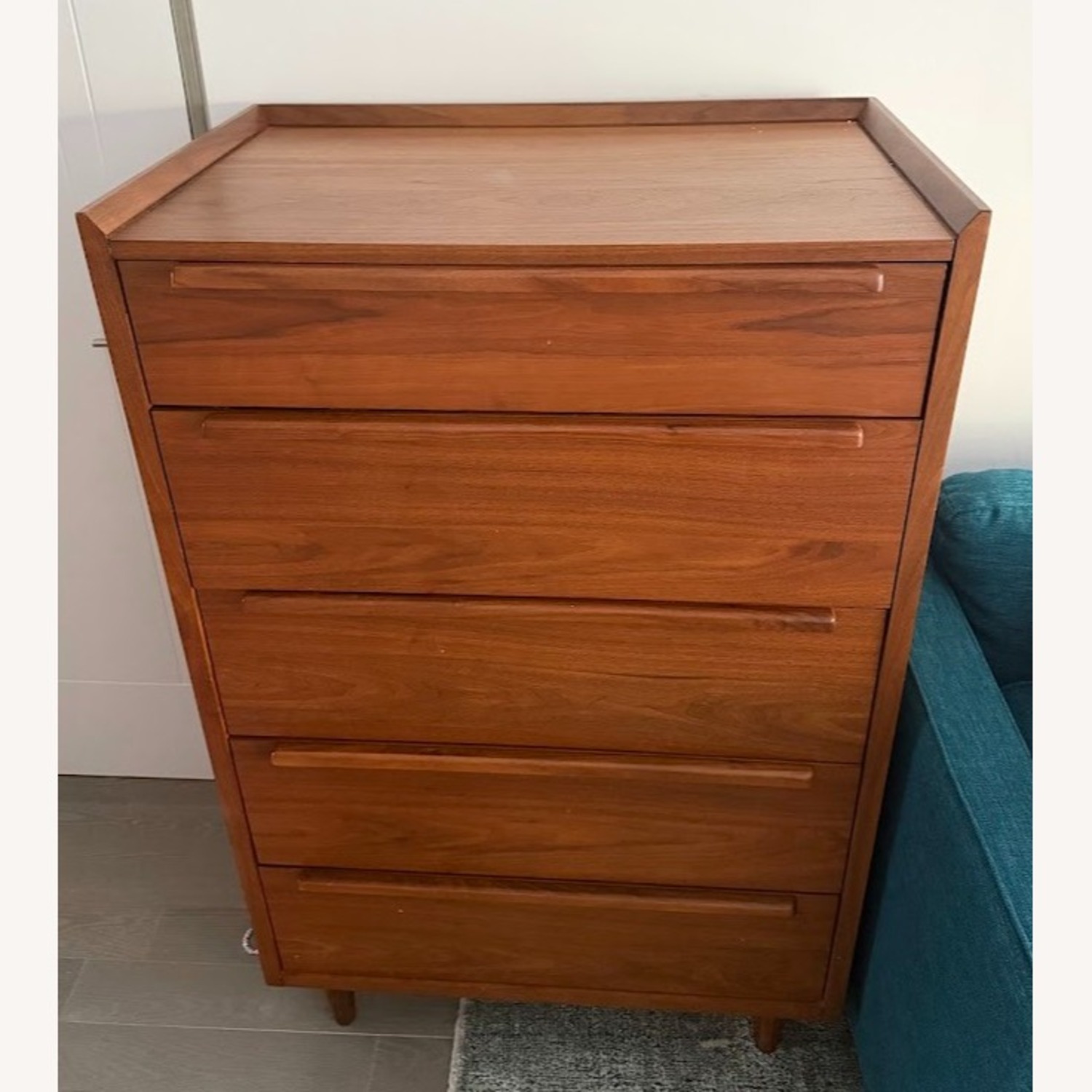 Crate & Barrel Tate Dark Brown Wood Dresser - image-3