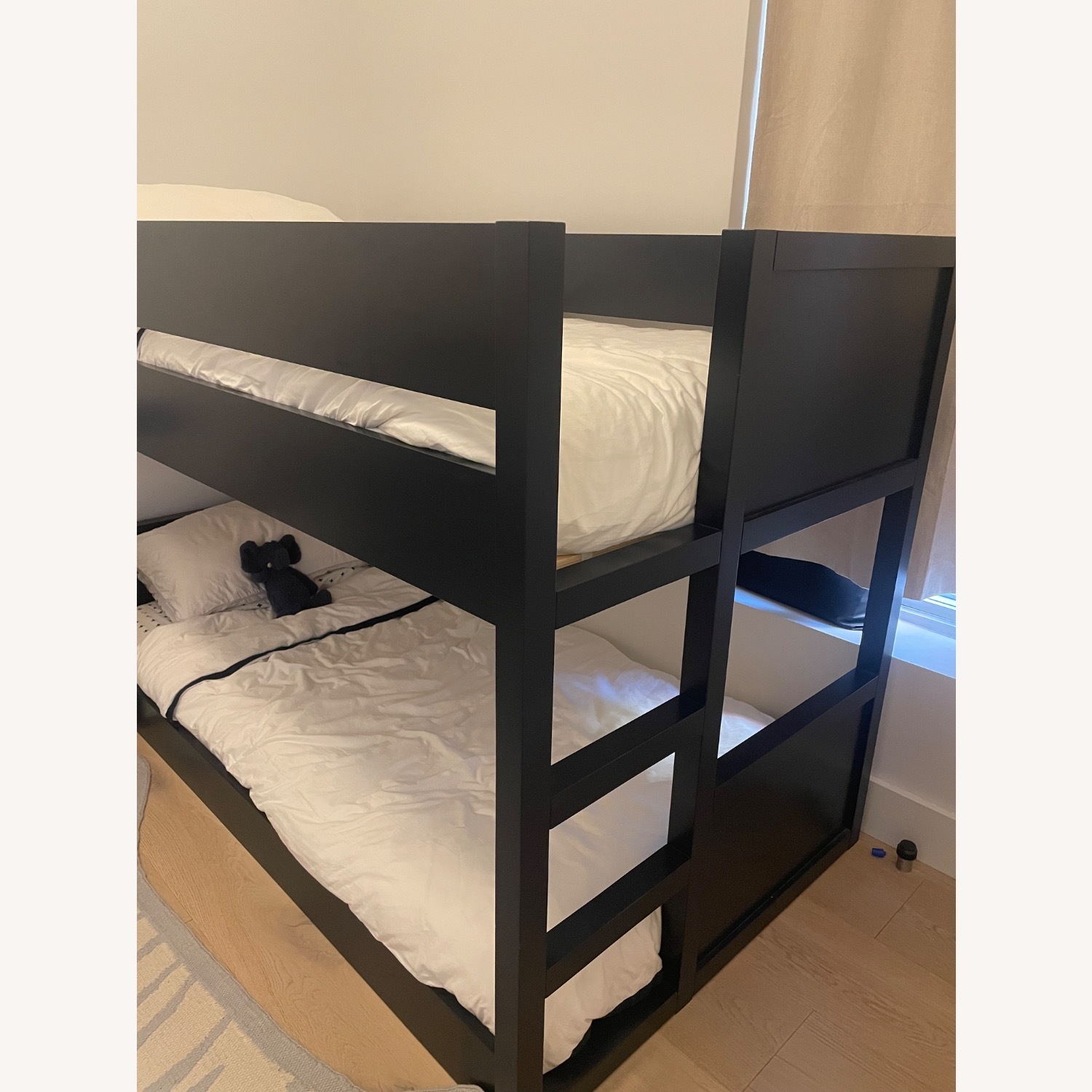 Pottery Barn Kids Camden Blue Wood Bunk Bed - image-2