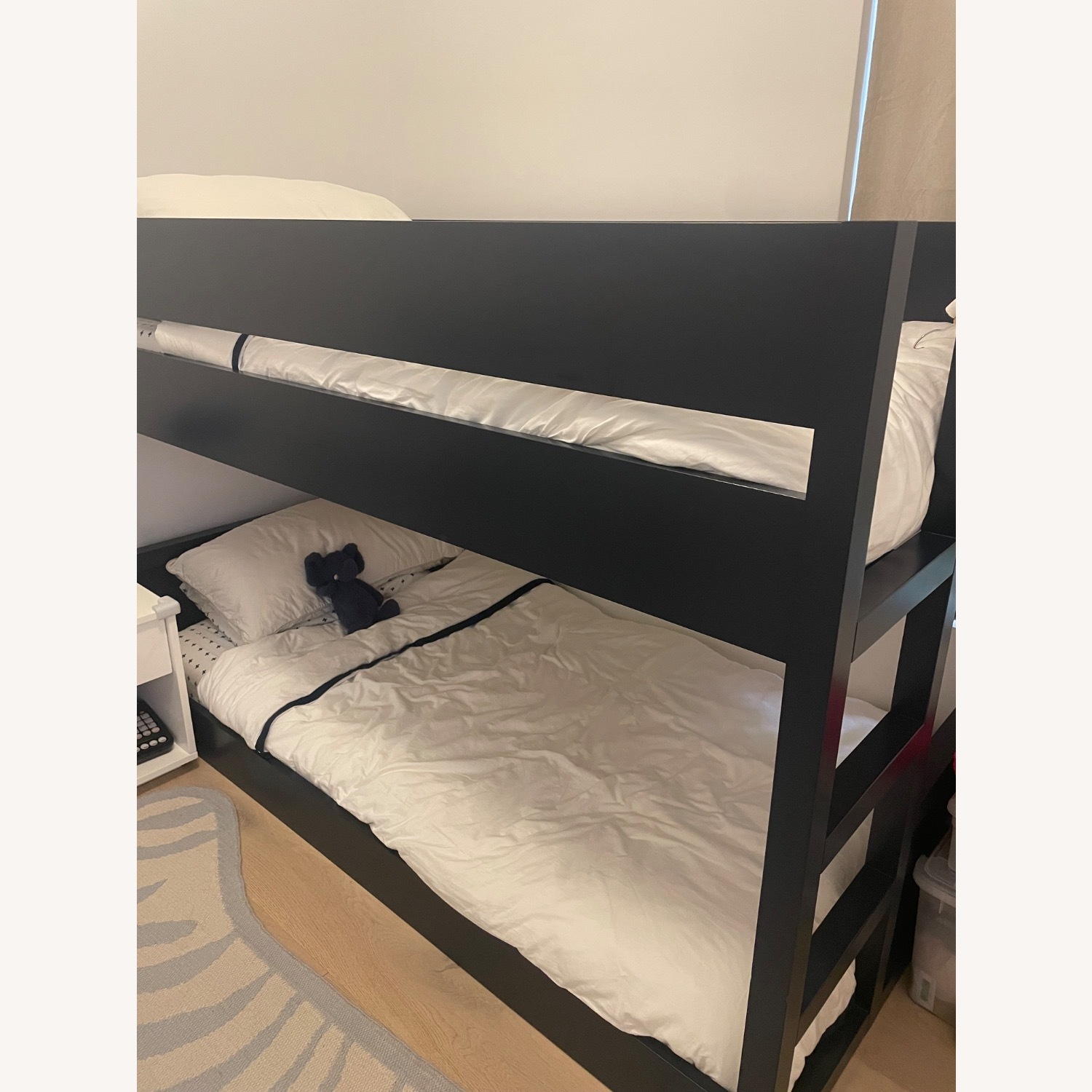 Pottery Barn Kids Camden Blue Wood Bunk Bed - image-3