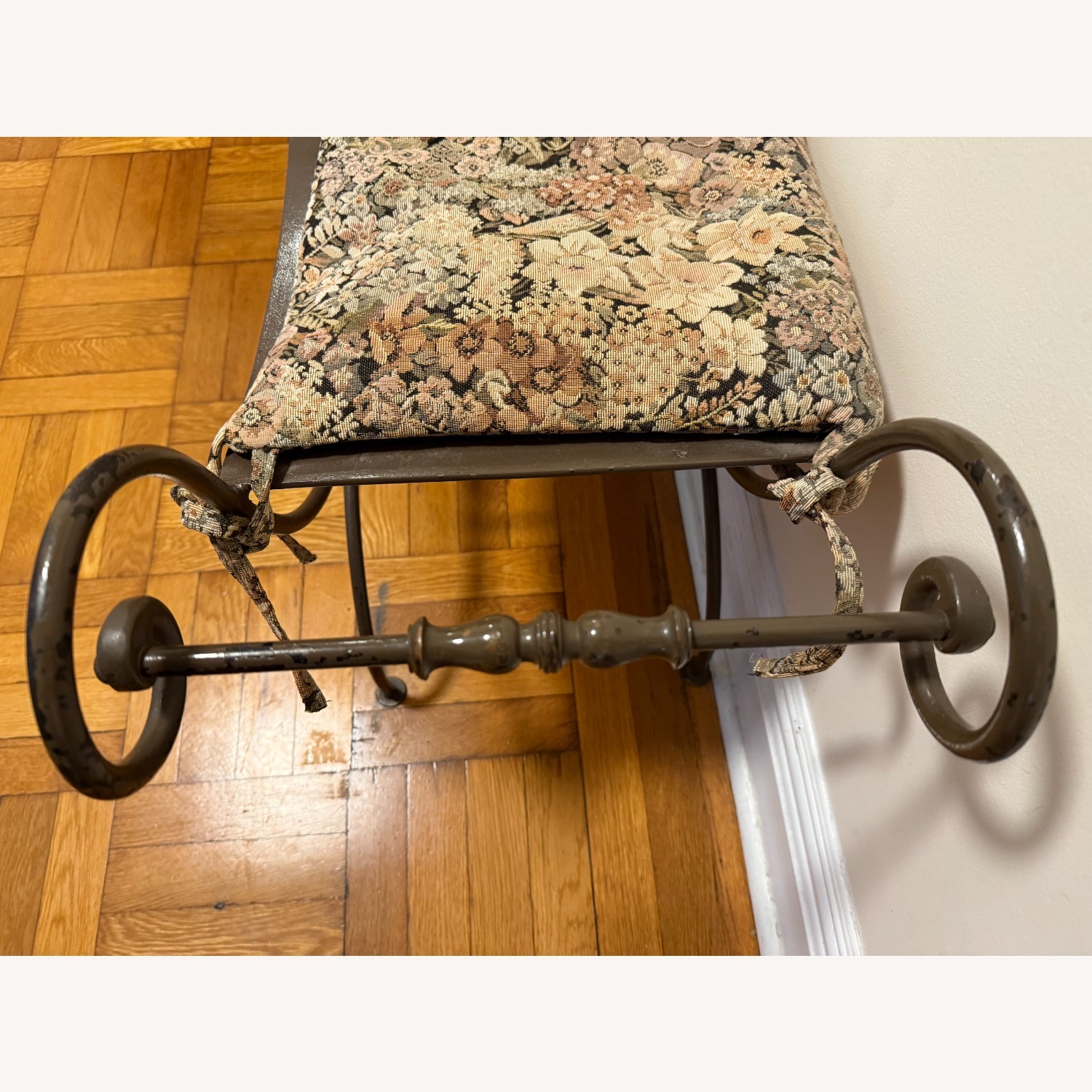 Wrought Iron Antique Bench - image-2