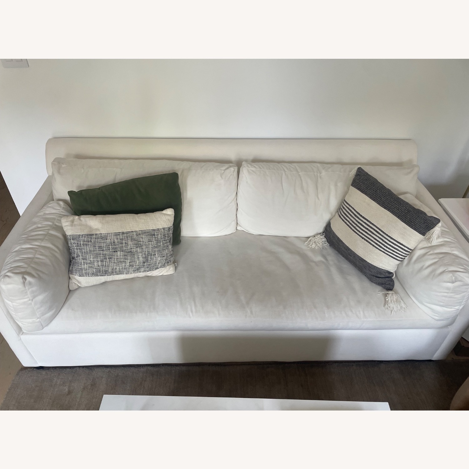 West Elm Marin Natural Fabric Sleeper Sofa - image-3