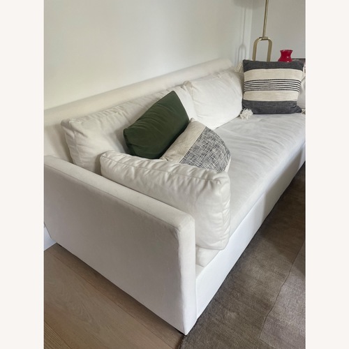 Used West Elm Marin Natural Fabric Sleeper Sofa for sale on AptDeco
