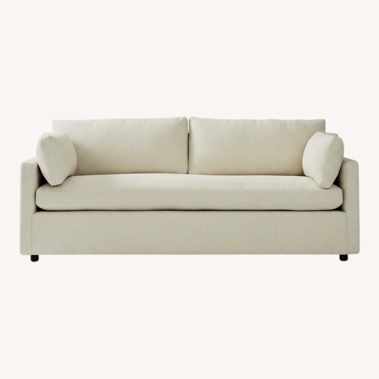 West Elm Marin Natural Fabric Sleeper Sofa - image-0