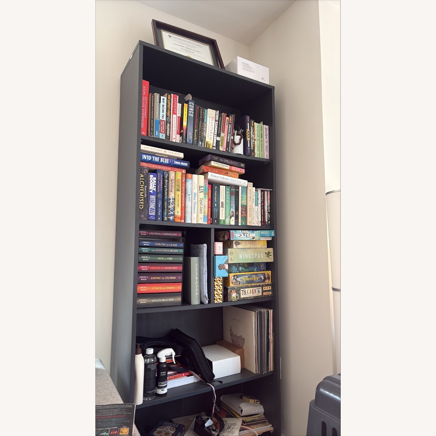Embrie 31.34" W x 80.59" H 6 Shelf Bookcase - image-3
