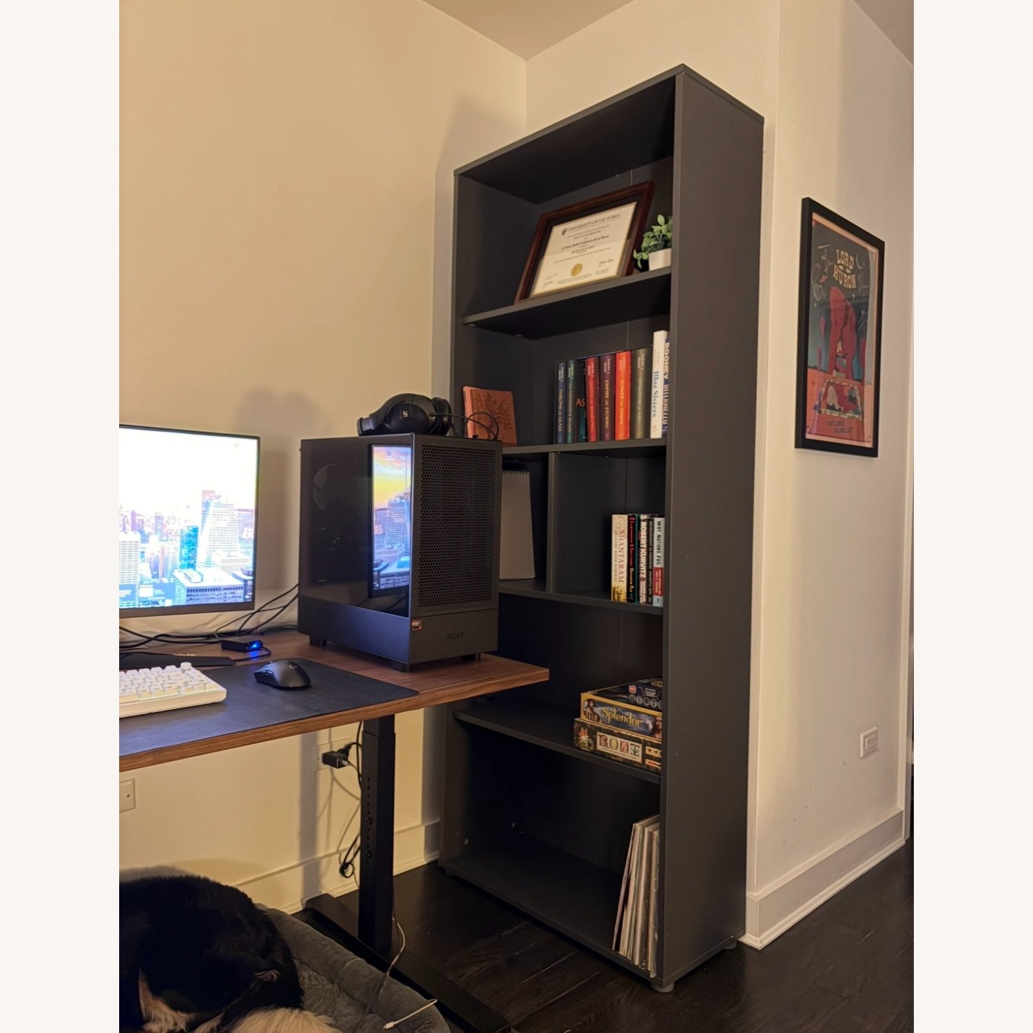 Embrie 31.34" W x 80.59" H 6 Shelf Bookcase - image-2
