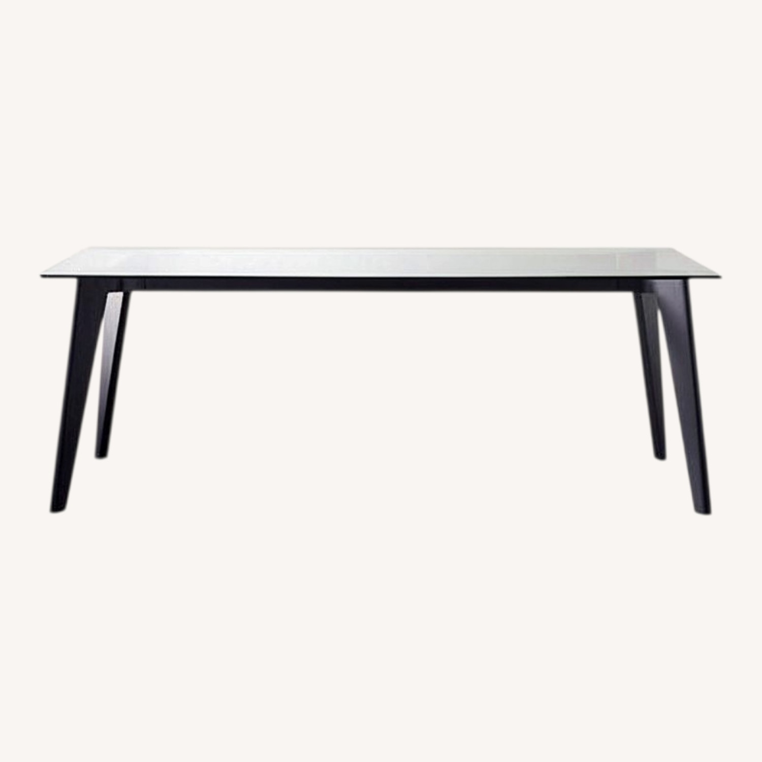 CB2 Harper Transparent Glass Dining Table - image-4