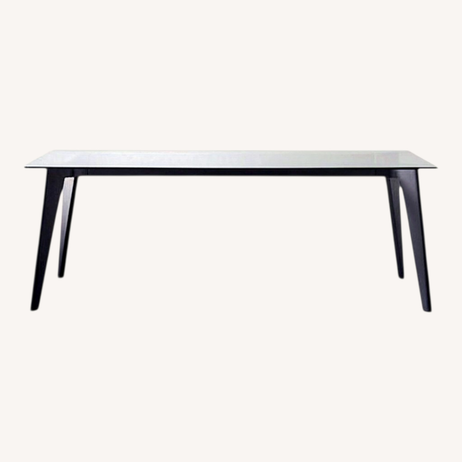 CB2 Harper Transparent Glass Dining Table - image-0