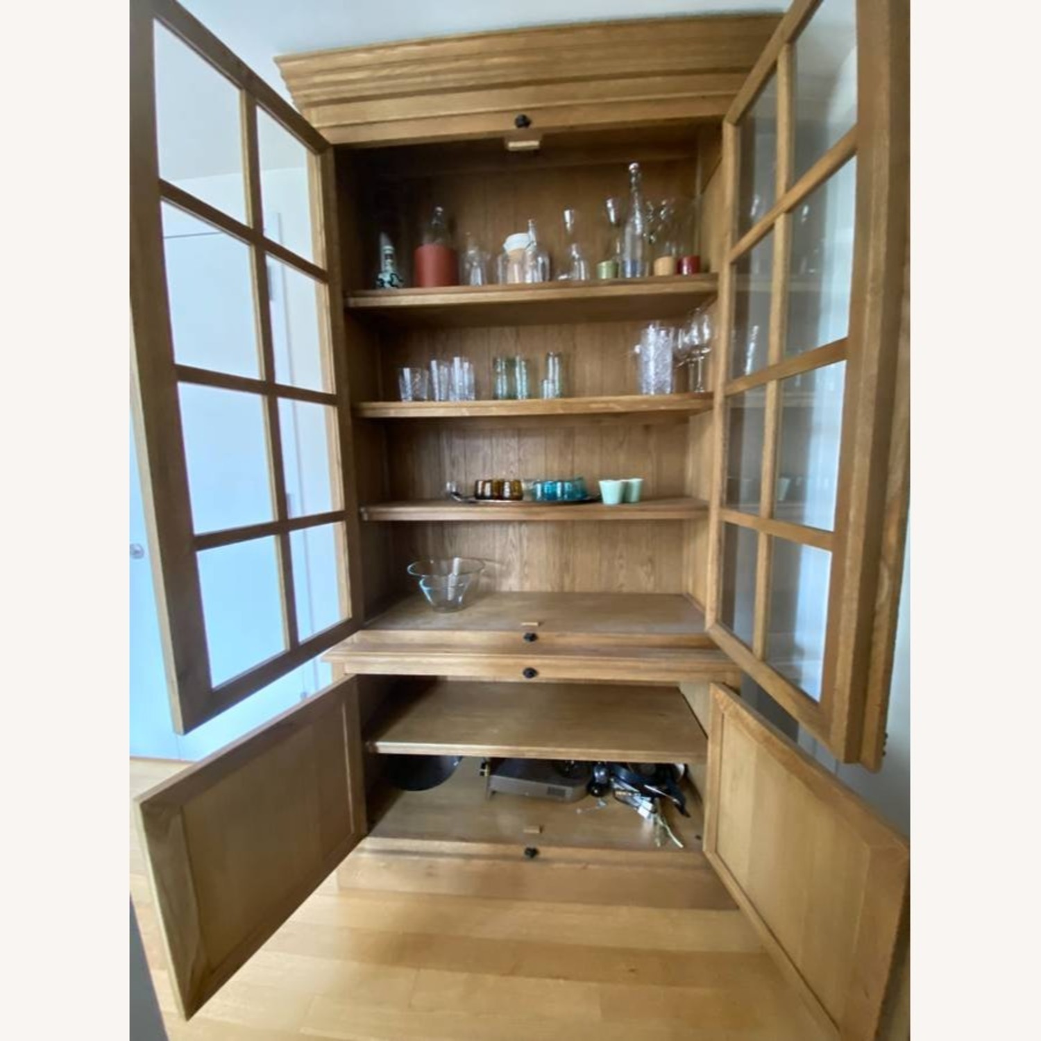 Restoration Hardware French Casement Sideboard and Hutch - image-5