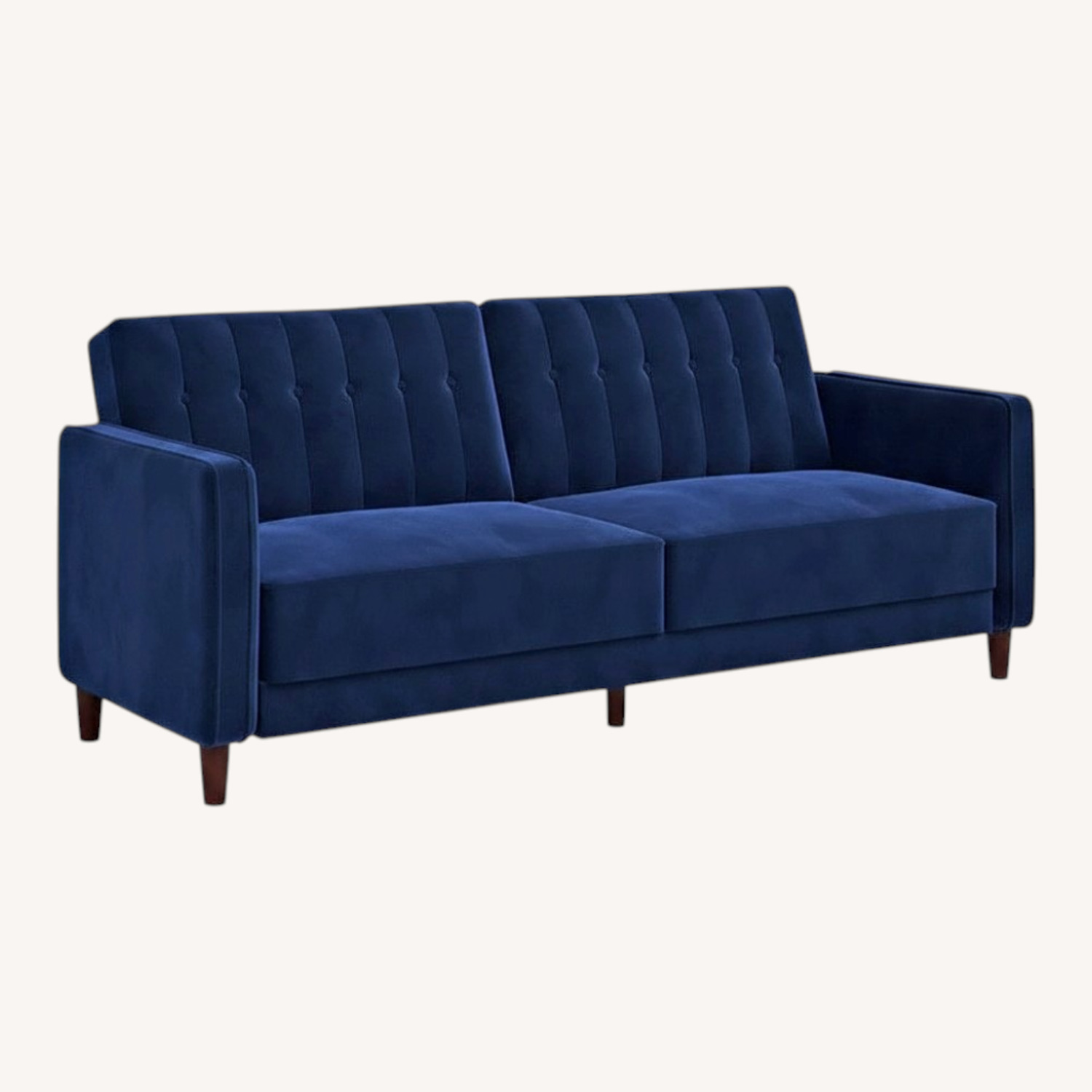 Wayfair Blue Velvet Sleeper Sofa - image-0