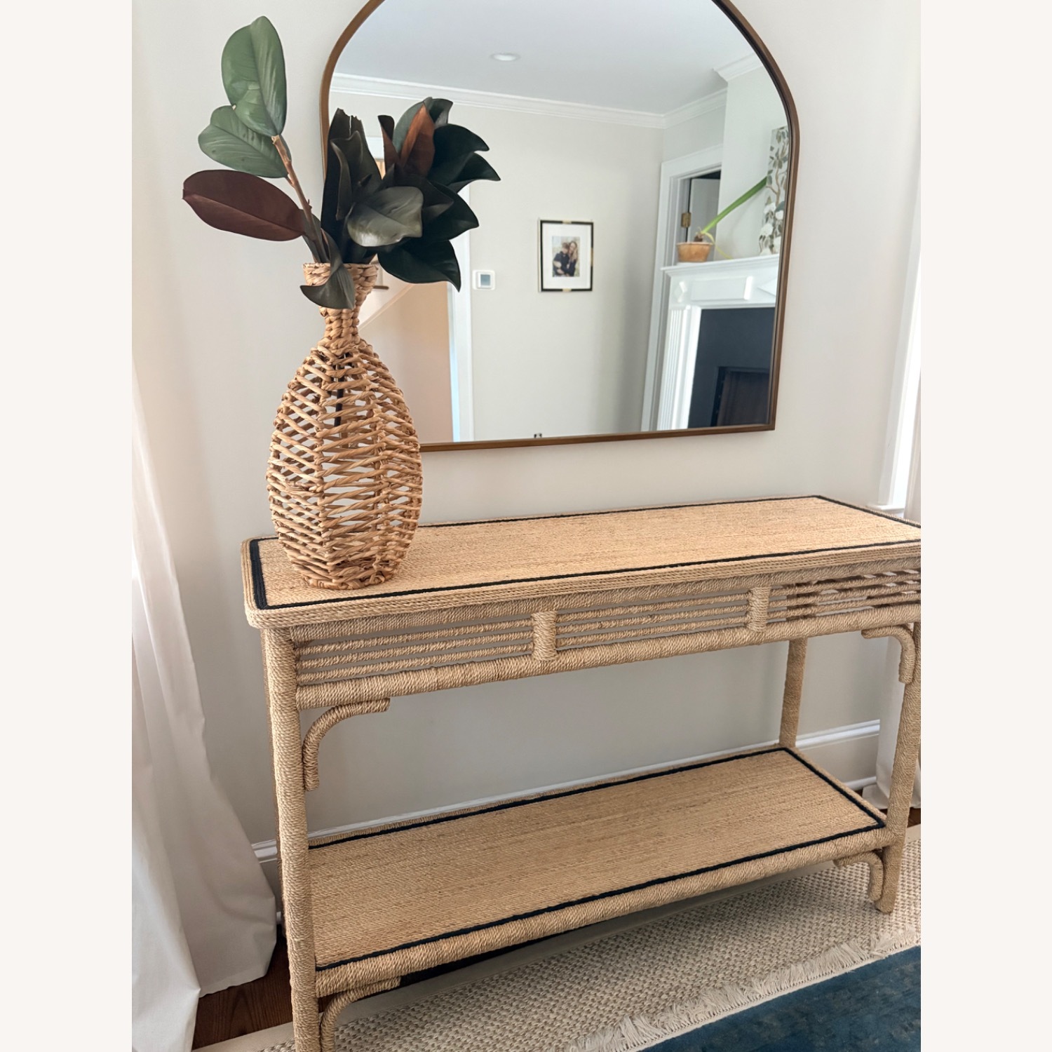 Arhaus Natural Wicker Sideboard - image-1