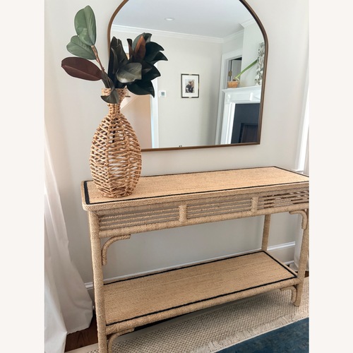 Used Arhaus Natural Wicker Sideboard for sale on AptDeco