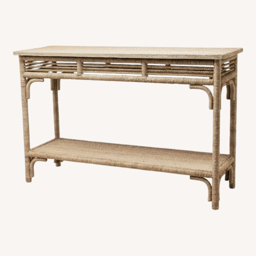Used Arhaus Natural Wicker Sideboard for sale on AptDeco