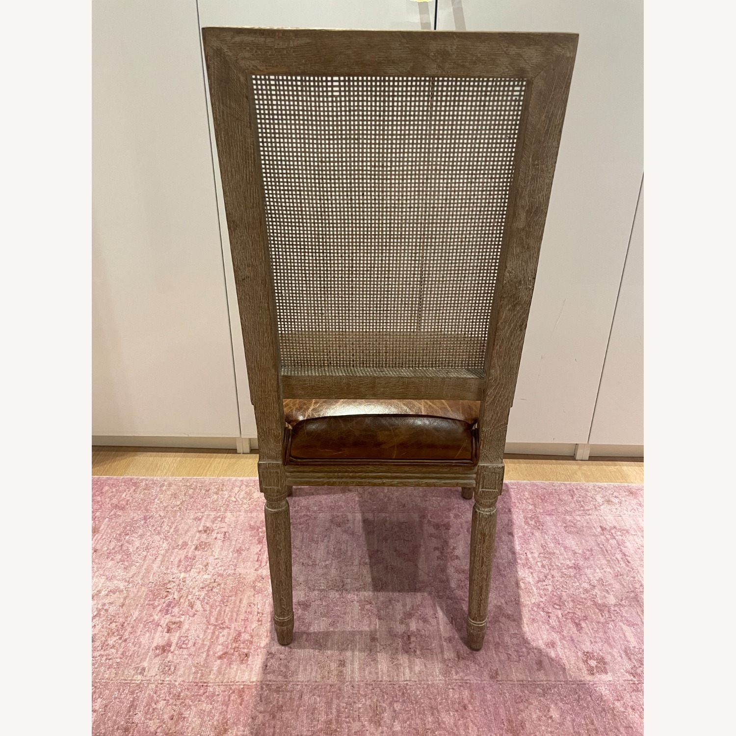 Restoration Hardware Vintage French Leather Dining Chairs - image-6