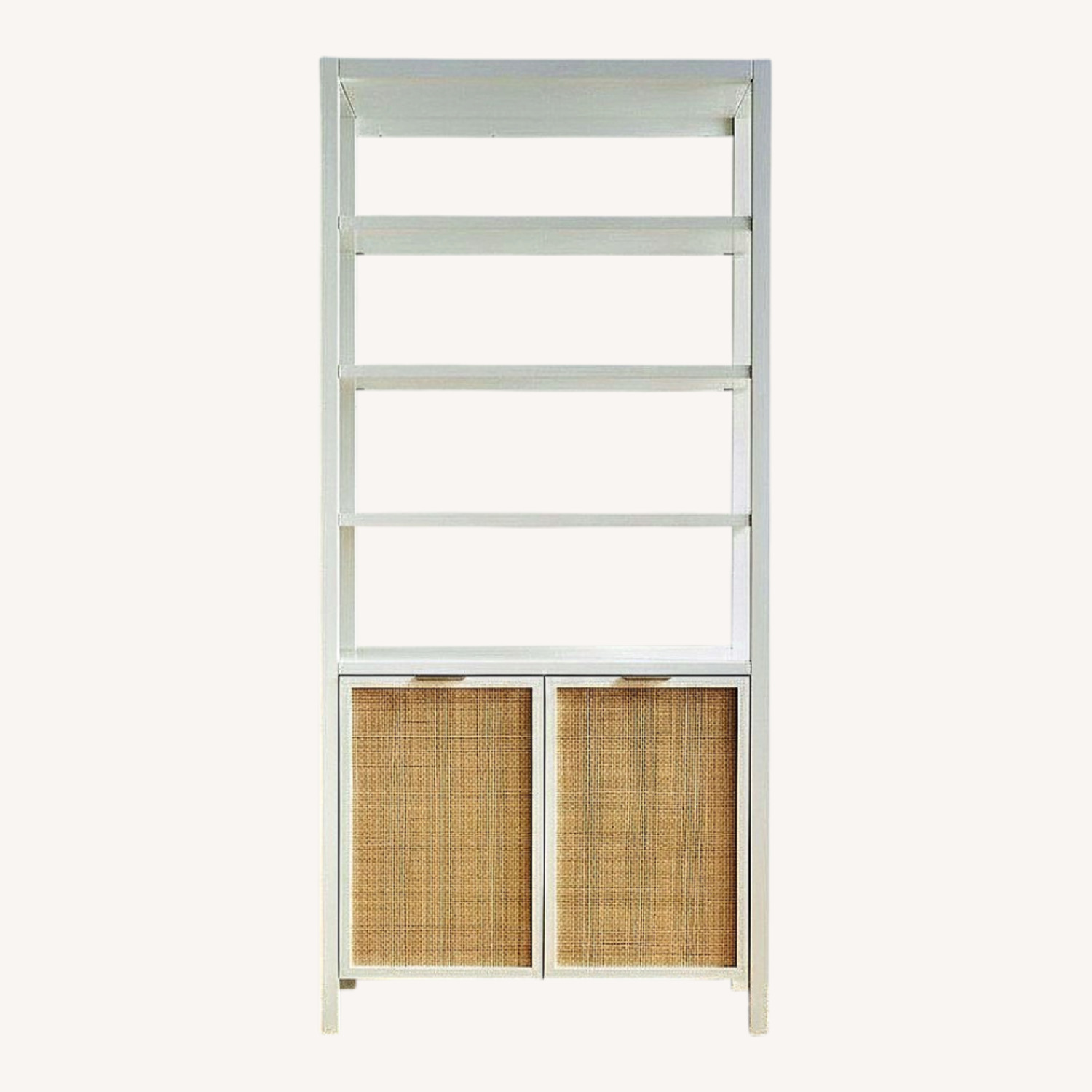 Pottery Barn Westly Caned Bookcase - image-0
