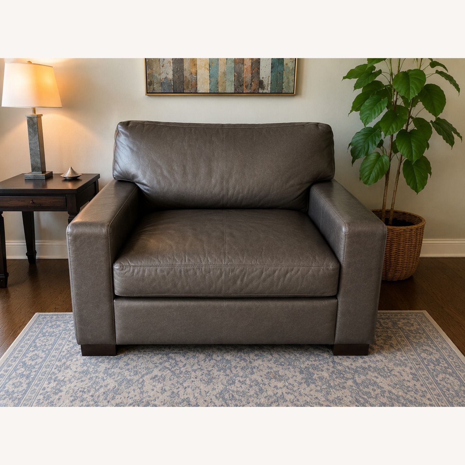Soft Line Italy Ravella Leather Maxi Chair - image-1