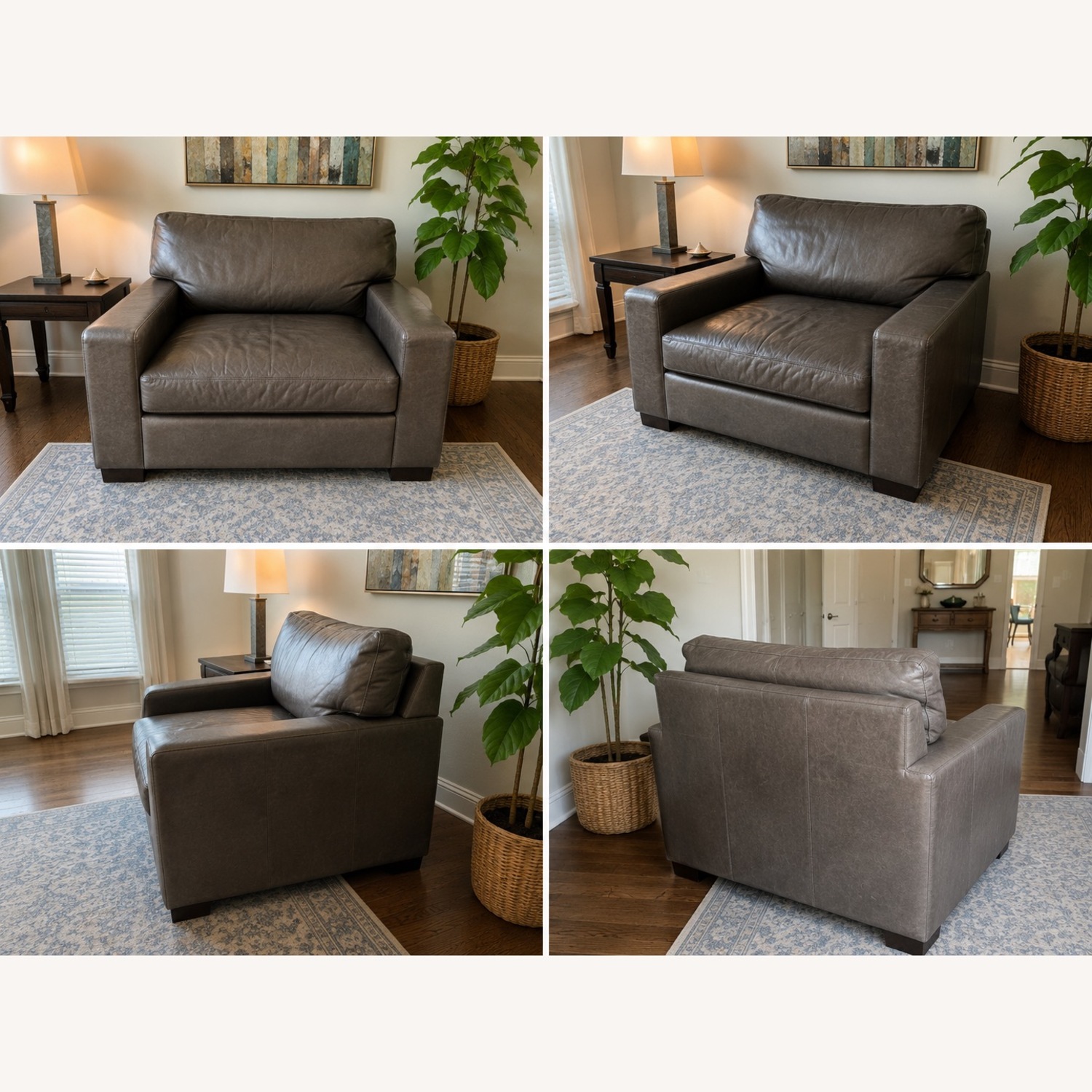 Soft Line Italy Ravella Leather Maxi Chair - image-2