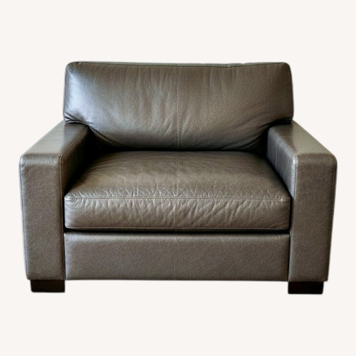 Used Soft Line Italy Ravella Leather Maxi Chair for sale on AptDeco