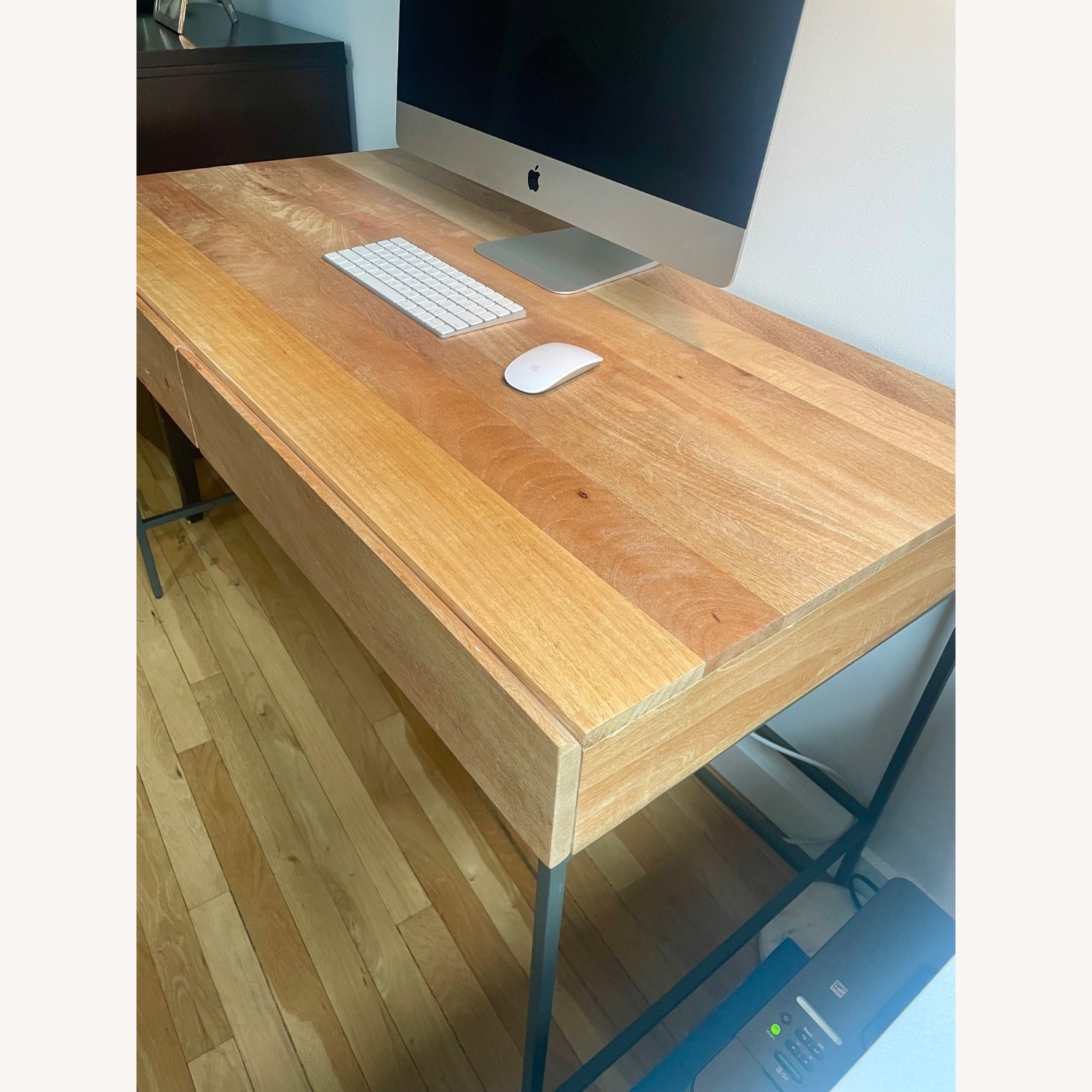 West Elm Industrial Solid Wood Storage Desk (48") - image-3