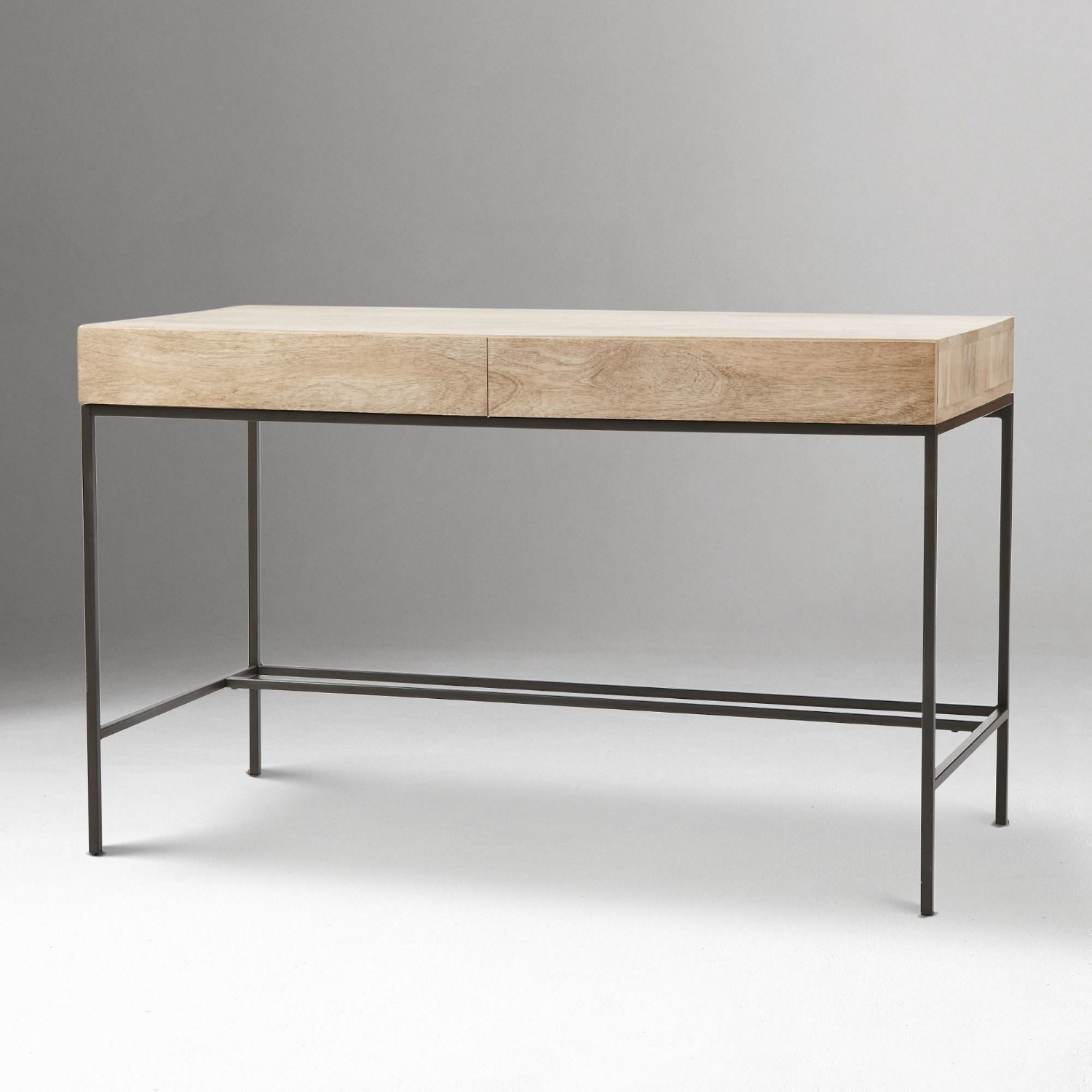 West Elm Industrial Solid Wood Storage Desk (48") - image-7