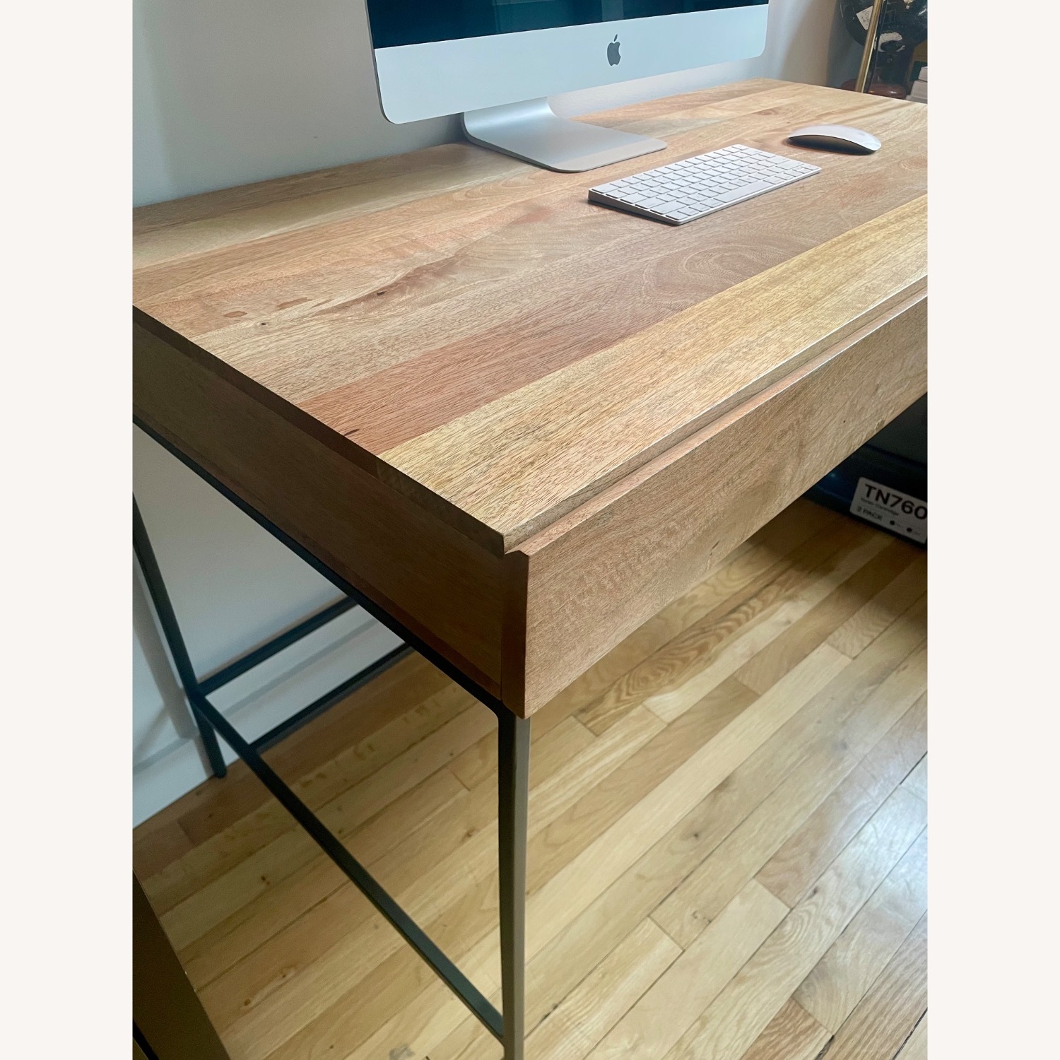 West Elm Industrial Solid Wood Storage Desk (48") - image-2
