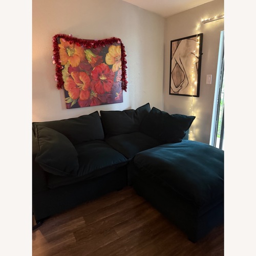 Used Albany Park Kova 2 Seater Sofa and Ottoman for sale on AptDeco