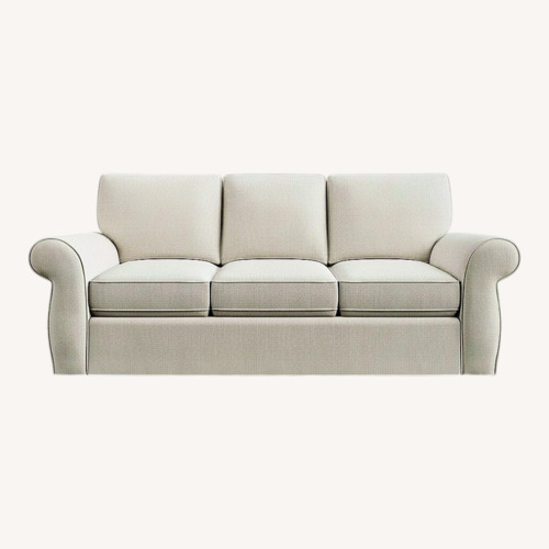 Used Pottery Barn Pearce Roll Arm Sleeper Sofa (Queen) for sale on AptDeco