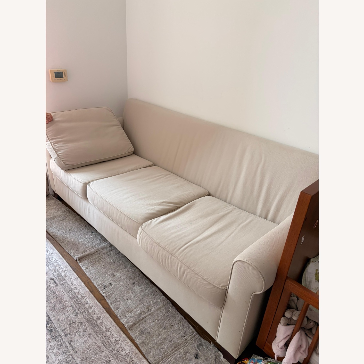 Pottery Barn Pearce Roll Arm Sleeper Sofa (Queen) - image-2