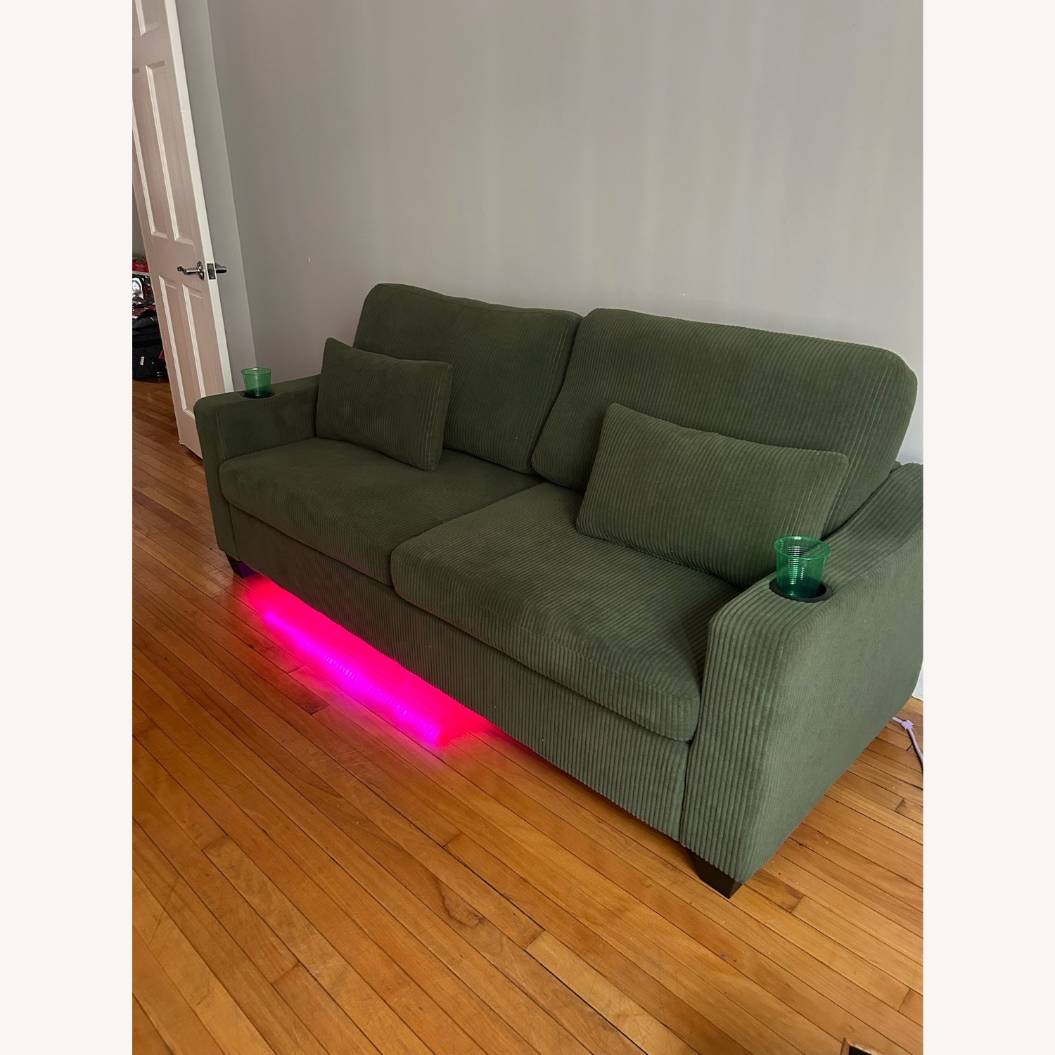 Wayfair Green Sleeper Sofa - image-3