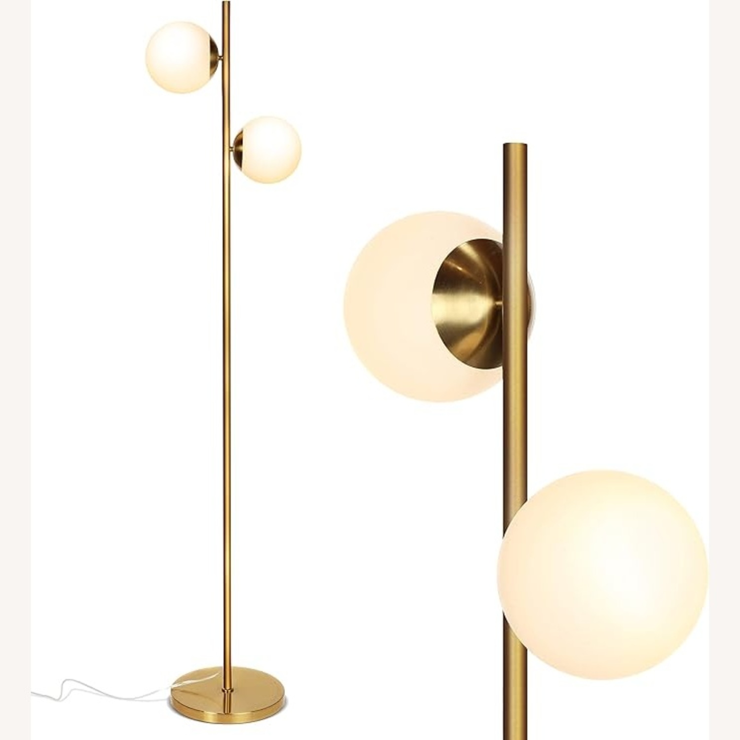 Brightech Gold Brass Floor Lamp - image-5
