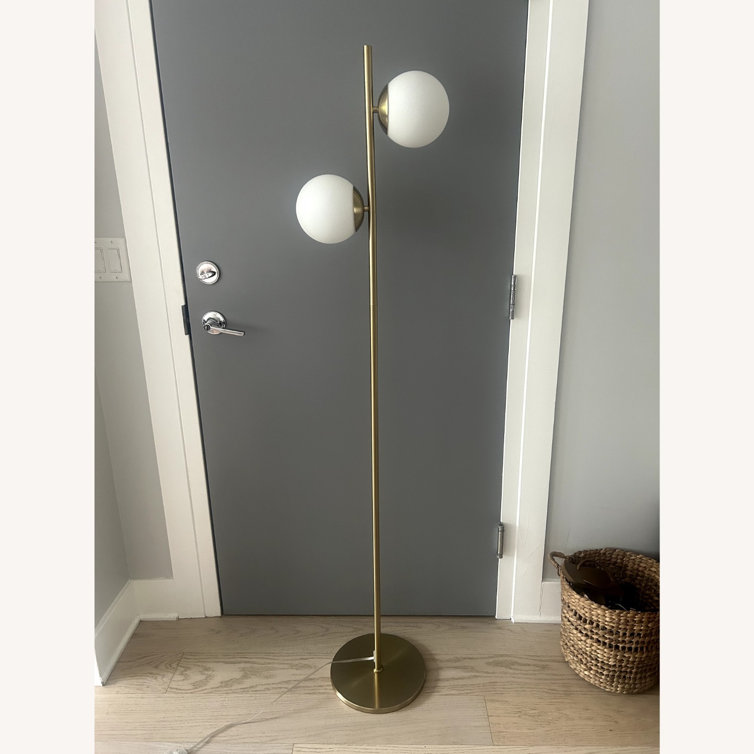 Brightech Gold Brass Floor Lamp - image-1