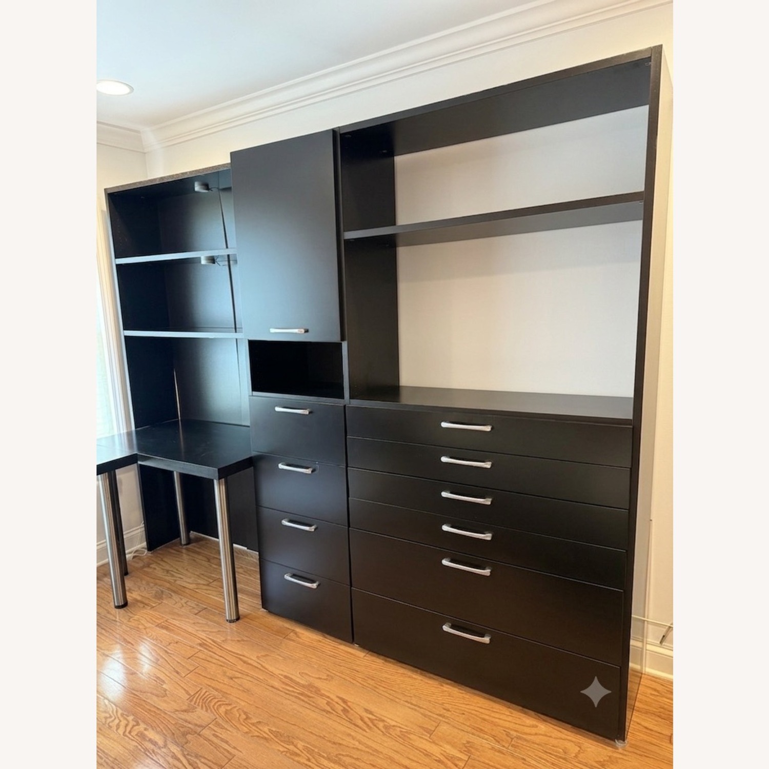 Bo Concept Wenge Wood Veneer Wall Unit - image-5