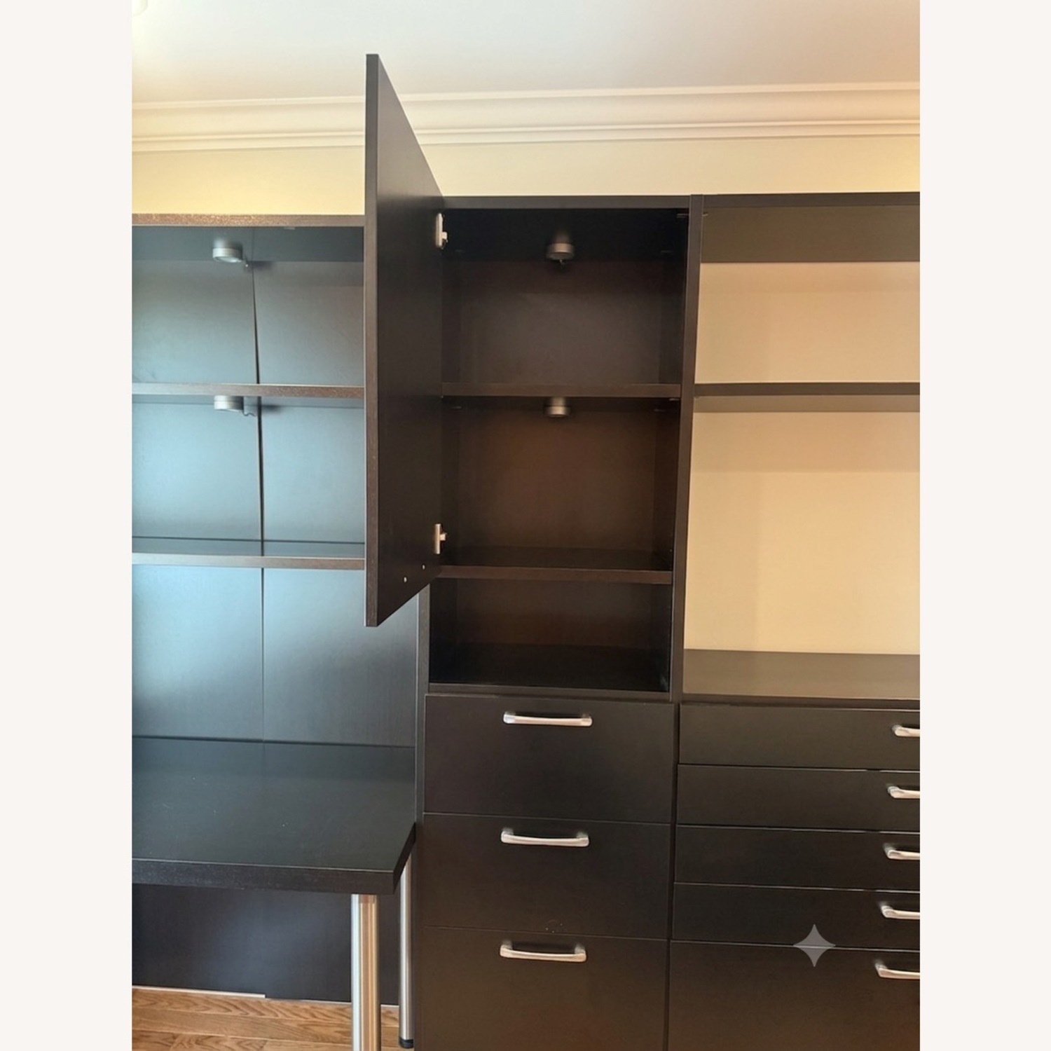 Bo Concept Wenge Wood Veneer Wall Unit - image-7
