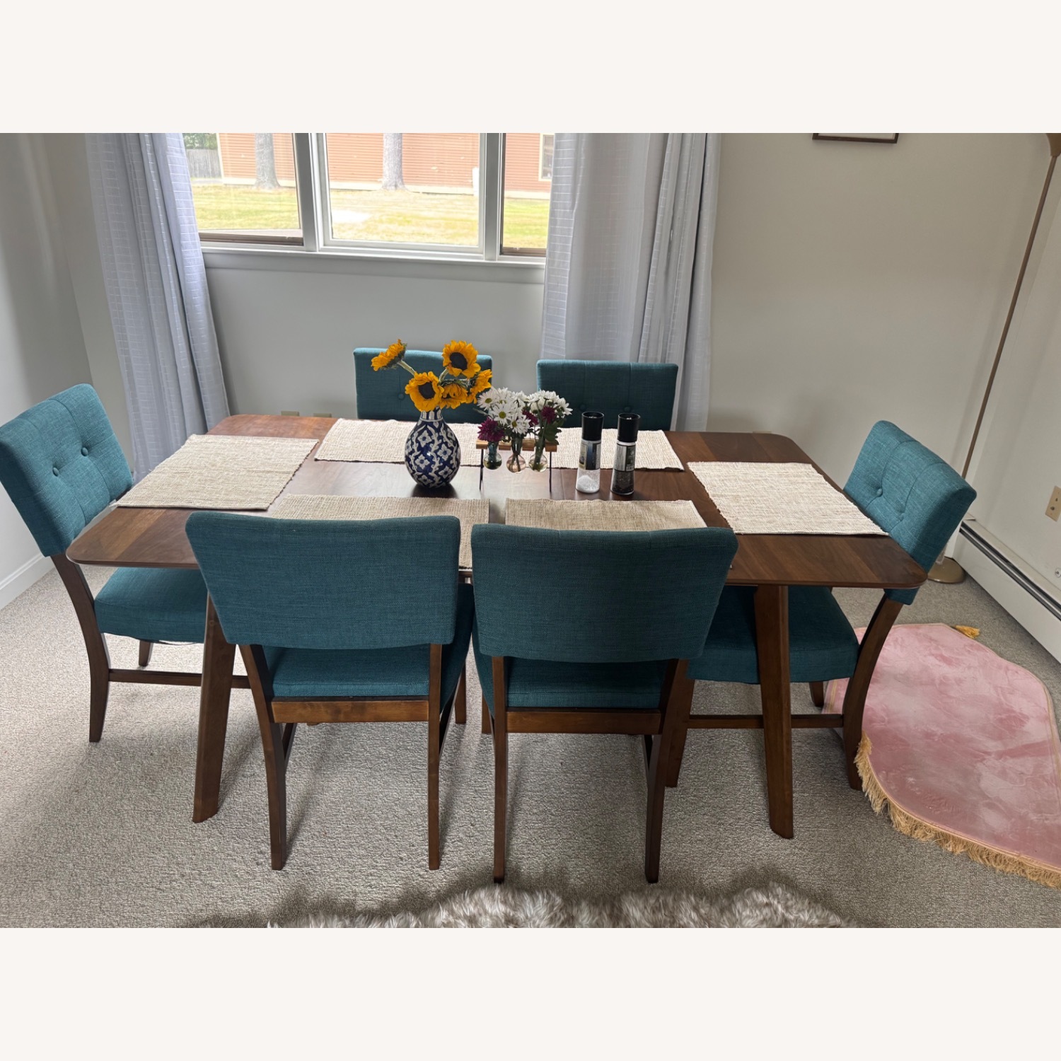 Dark Brown Wood Dining Sets - image-2