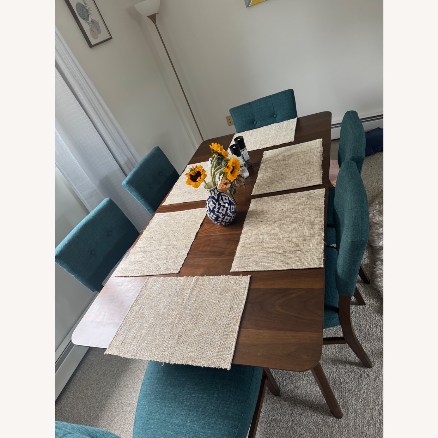 Dark Brown Wood Dining Sets - image-3