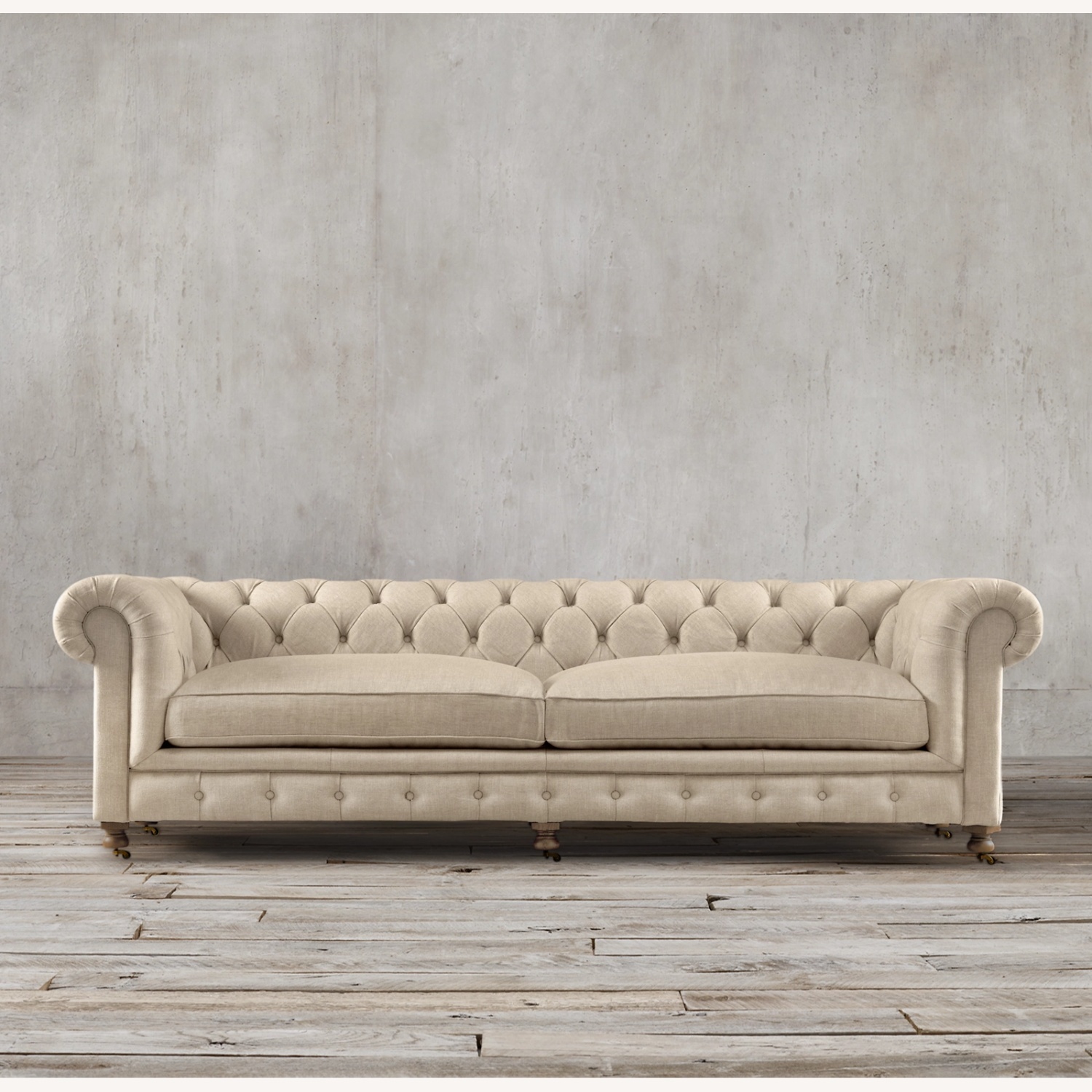 Restoration Hardware 98" Kensington Upholstered Sofa - image-9