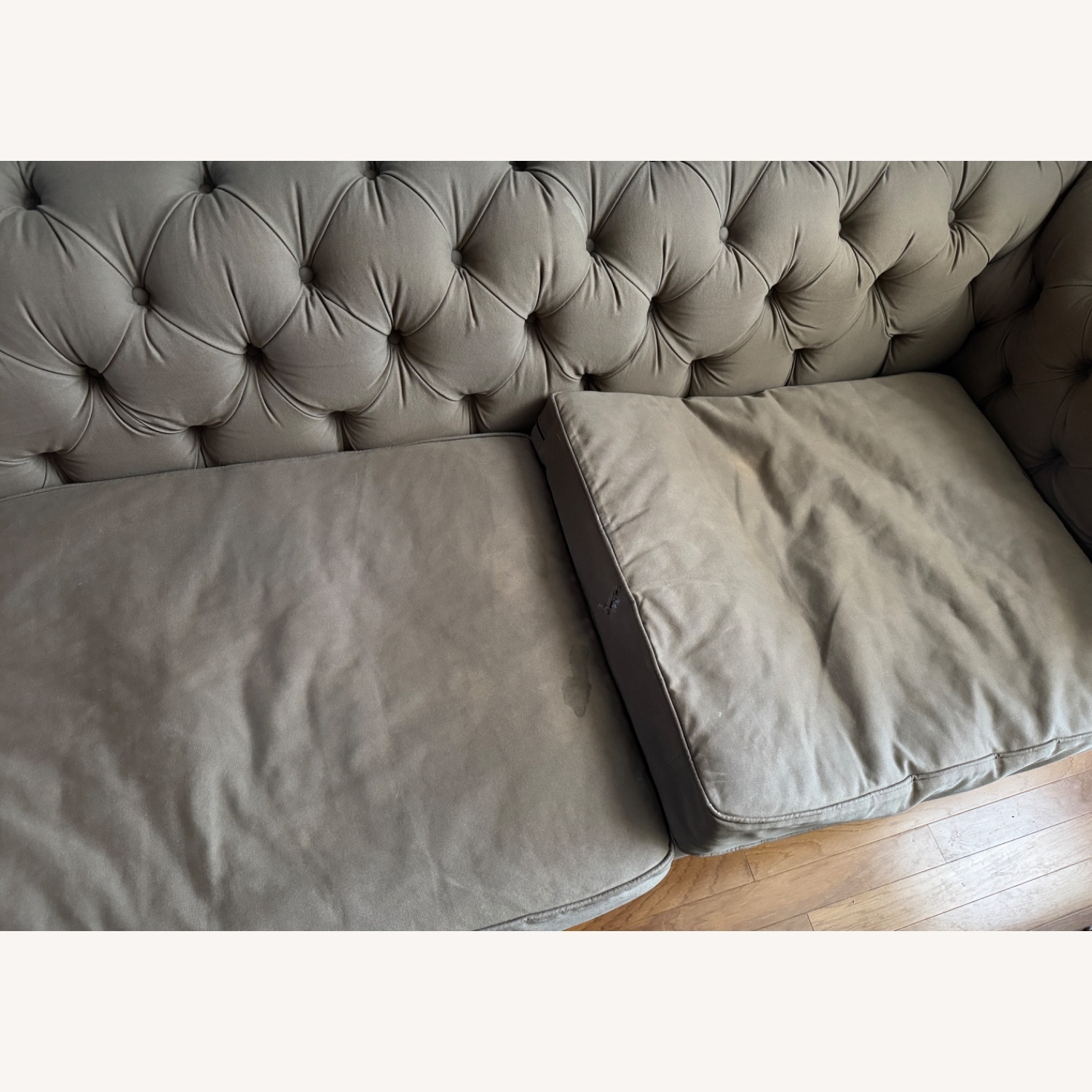 Restoration Hardware 98" Kensington Upholstered Sofa - image-3