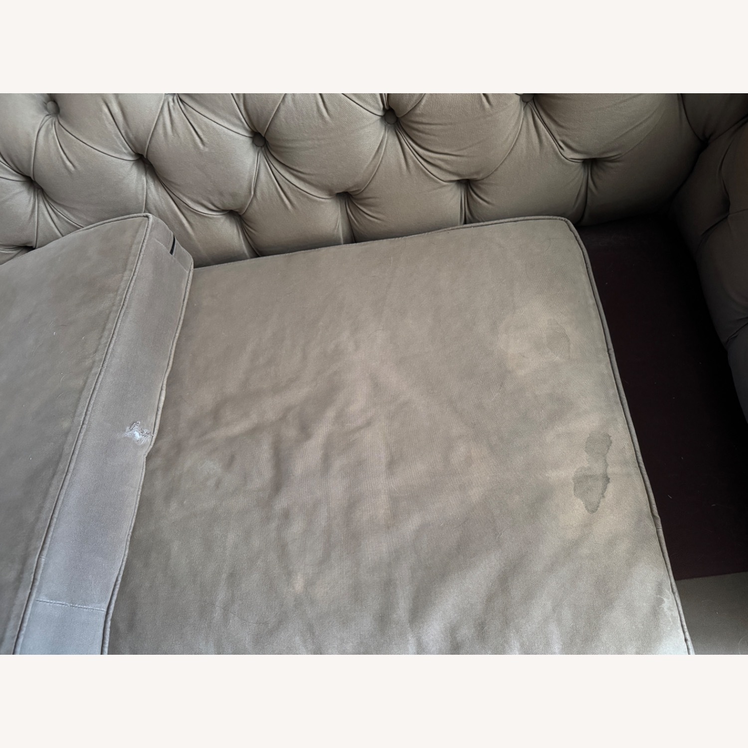 Restoration Hardware 98" Kensington Upholstered Sofa - image-7