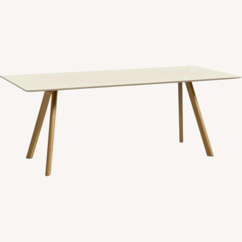Used Hay Natural Wood Dining Table for sale on AptDeco