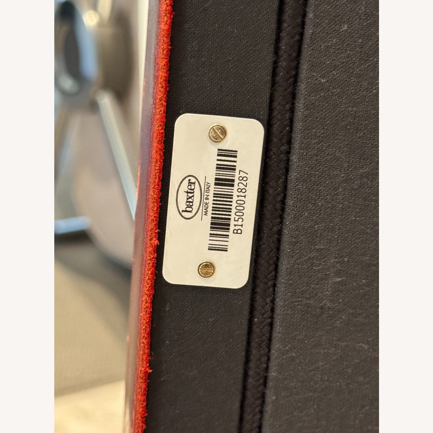 Baxter Oslo Red Leather Dining Chair - image-5