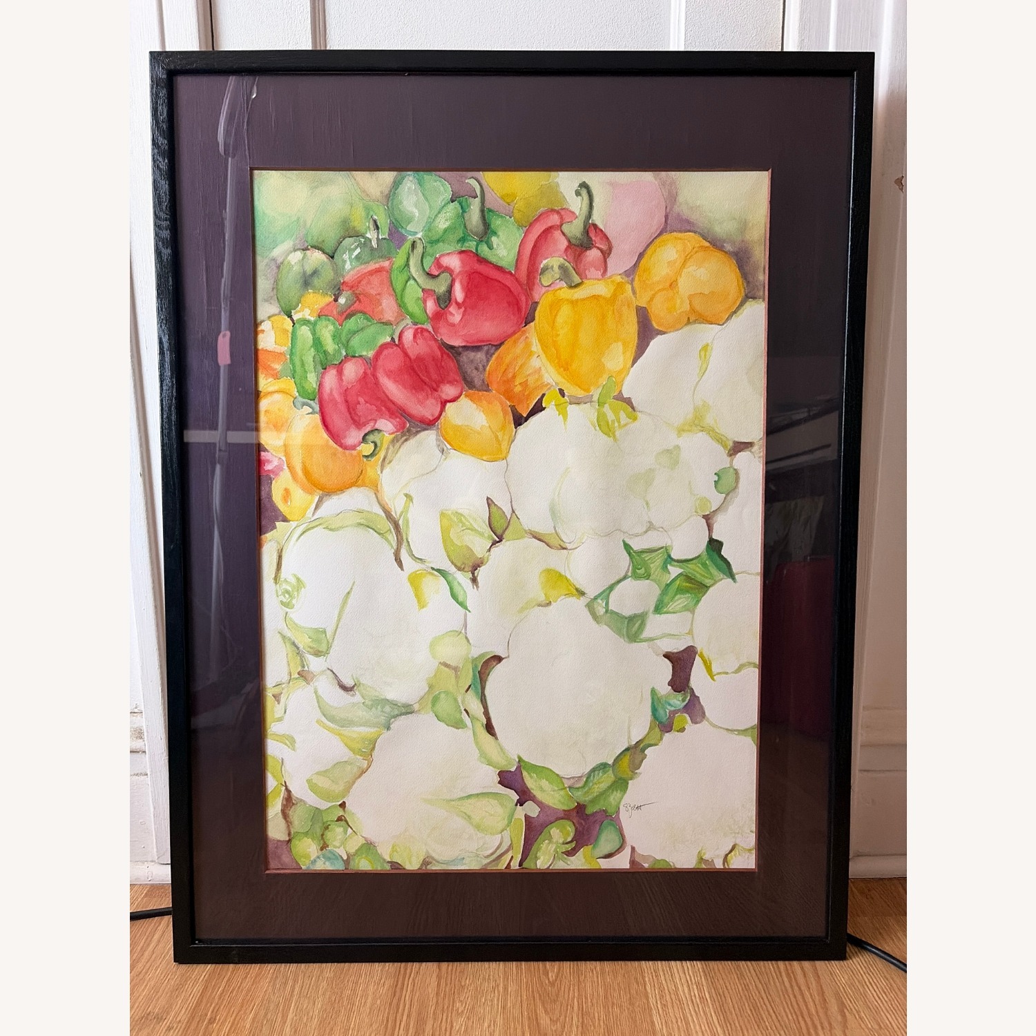 Still Life of Assorted Peppers (Signed: Uknown) - image-1